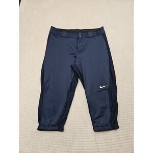 Nike Softball Pants Womens Large Blue Elastic Waist